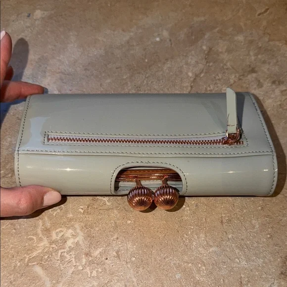 Ted Baker Mint beautiful light grey Wallet with RoseGold Accents - Picture 11 of 12